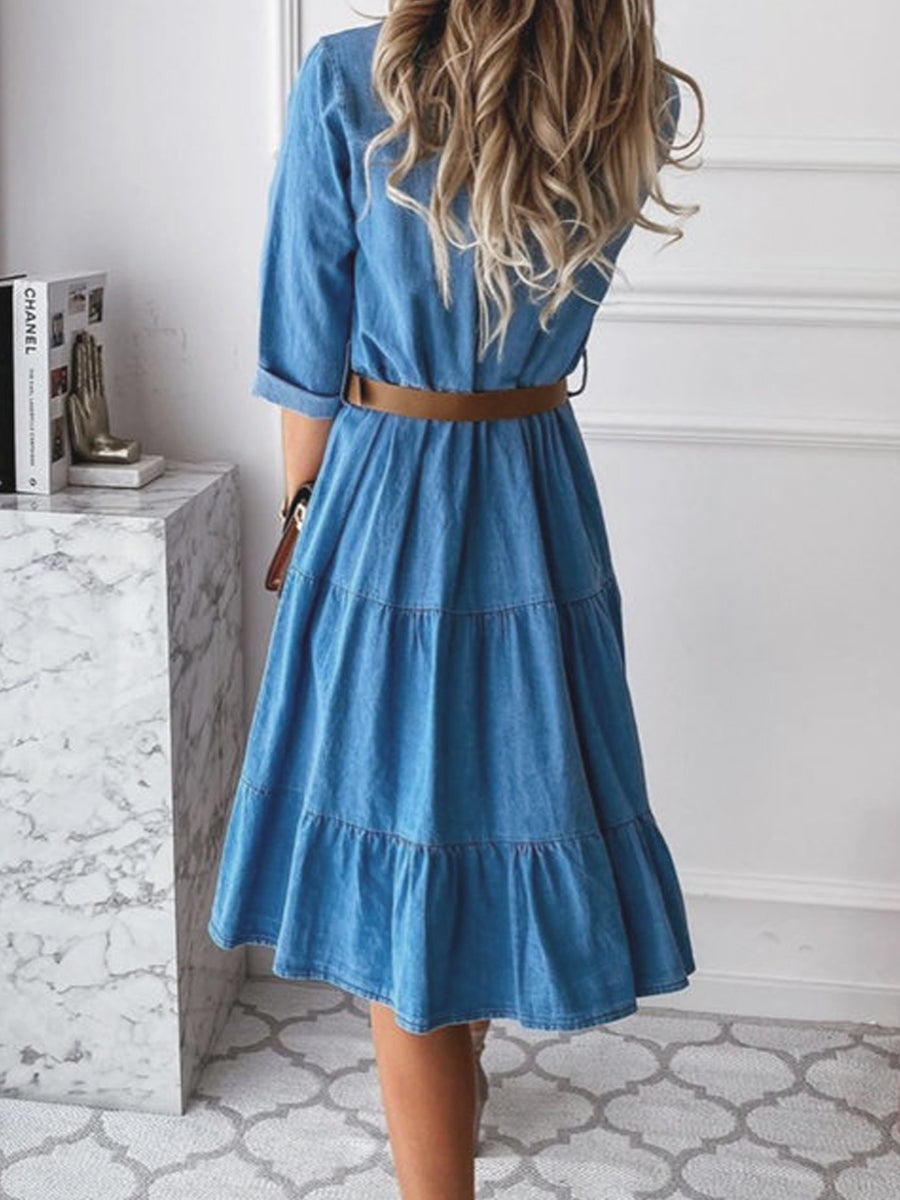 Brianna Relaxed Denim Dress, photo 4