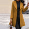 Women's Fabric Coat in Yellow