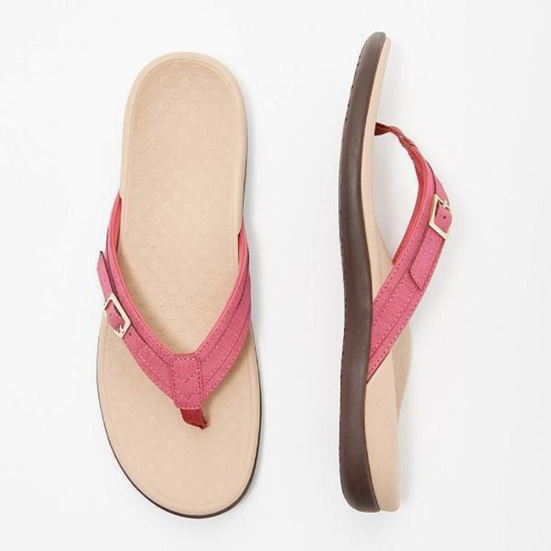 Daryl Comfort Sandals in Red