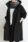 Women's Oversized Water-Repellent Windbreaker in Black