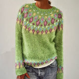 Mia Vintage-Inspired Island Sweater