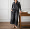 Women's Cotton Denim Jumpsuit in Black