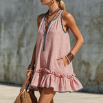 Women's Sleeveless Striped Mini Dress, photo 4