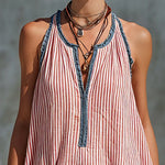 Women's Sleeveless Striped Mini Dress, photo 9