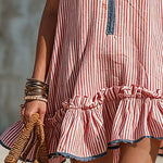 Women's Sleeveless Striped Mini Dress, photo 8