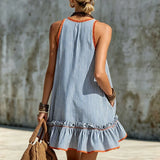 Women's Sleeveless Striped Mini Dress, photo 6
