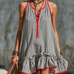 Women's Sleeveless Striped Mini Dress, photo 7