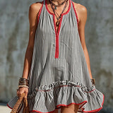 Women's Sleeveless Striped Mini Dress, photo 7