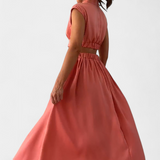 High-Neck Top & Side-Slit Skirt Set, photo 20
