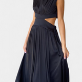 High-Neck Top & Side-Slit Skirt Set, photo 7
