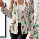 Women's Nutcracker Print Blazer, photo 2