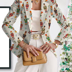 Women's Nutcracker Print Blazer, photo 3