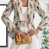 Women's Nutcracker Print Blazer, photo 3