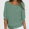 Women's Effortless Knit Sweater in Light Green