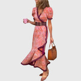 Sydney Elegant Maxi Dress in Pink