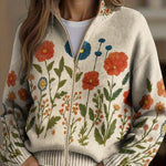 Women's Wildflower Zip Cardigan