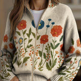 Women's Wildflower Zip Cardigan